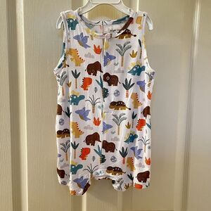 Angel Dear Cute Dino Dinosaur Shortie Romper Bamboo Boys Size 12-18 Months NWT